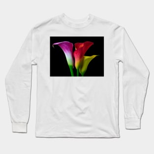 Three Colors Calla Lilies Long Sleeve T-Shirt